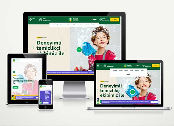 Temizlik Firma Web Sitesi Premises